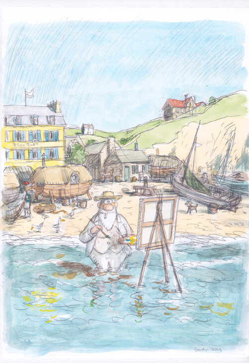 Cromheecke, Luc | Monet le magnifique - Original art