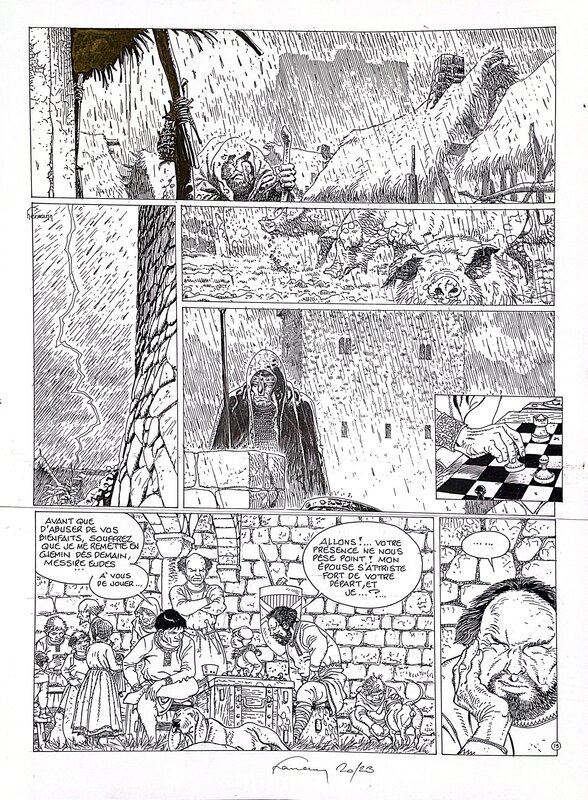 Hermann, Les Tours de Bois Maury - Tome 1, planche 19 modifiée! Inédit! - Comic Strip