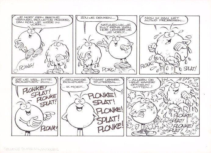 Jan van Haasteren | 1985 | De bolletjes - Comic Strip