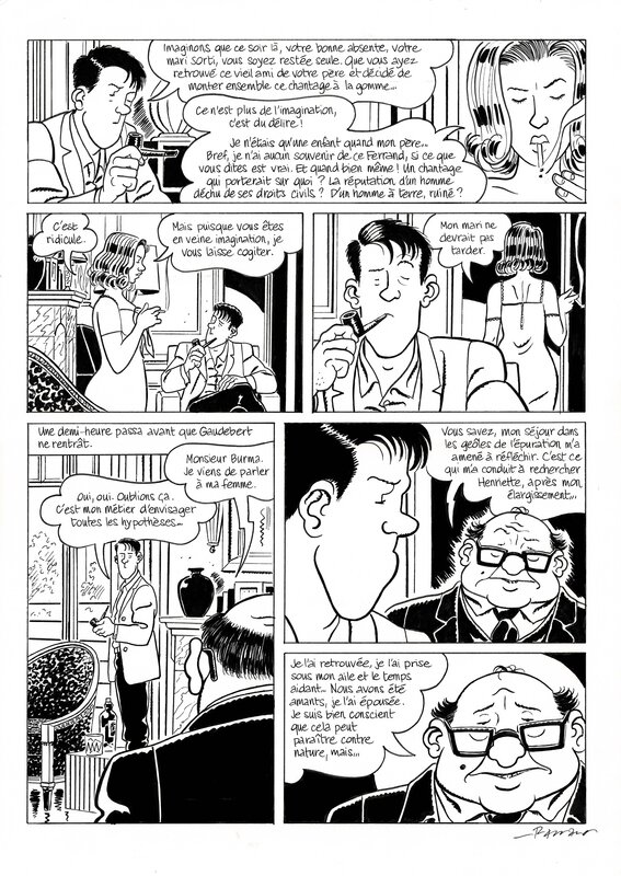 François Ravard, Emmanuel Moynot, Léo Malet, Jacques Tardi, Nestor Burma * Les Rats de Montsouris * Ravard Moynot Malet Tardi pg44 - Comic Strip
