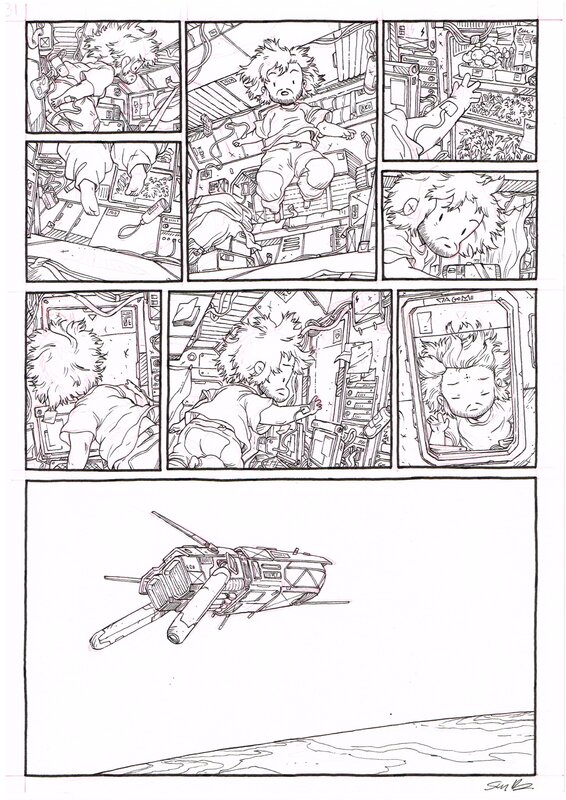 Frontier par Guillaume Singelin - Planche originale