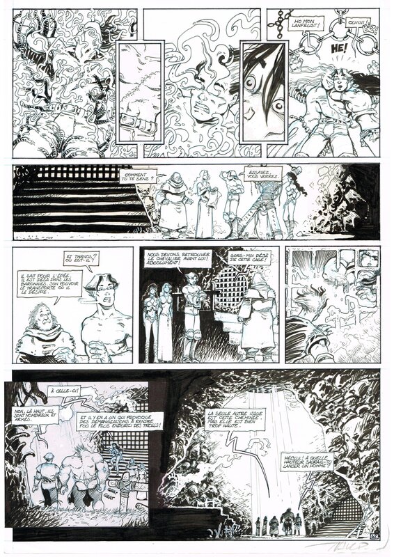 Lanfeust de Troy par Didier Tarquin - Planche originale