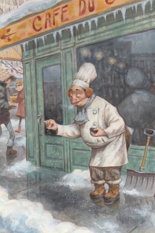 For sale - Peter De Sève, New Yorker cover 