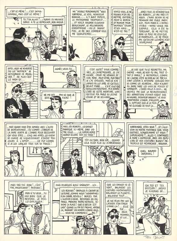 Ray Banana par Ted Benoit - Planche originale