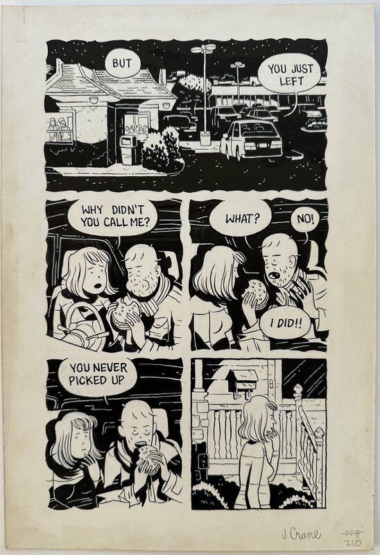 Jordan Crane, Keeping Two - p210 - But you just left - Comic Strip