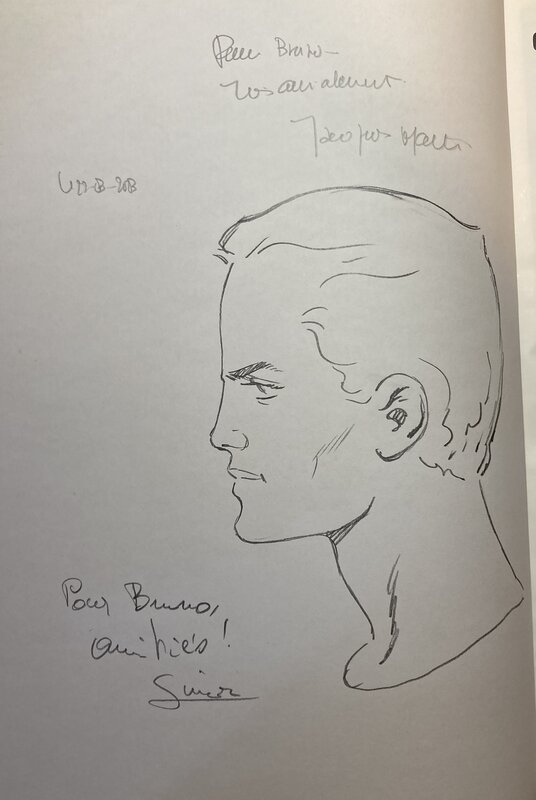 Lefranc by Christophe Simon, Jacques Martin - Sketch