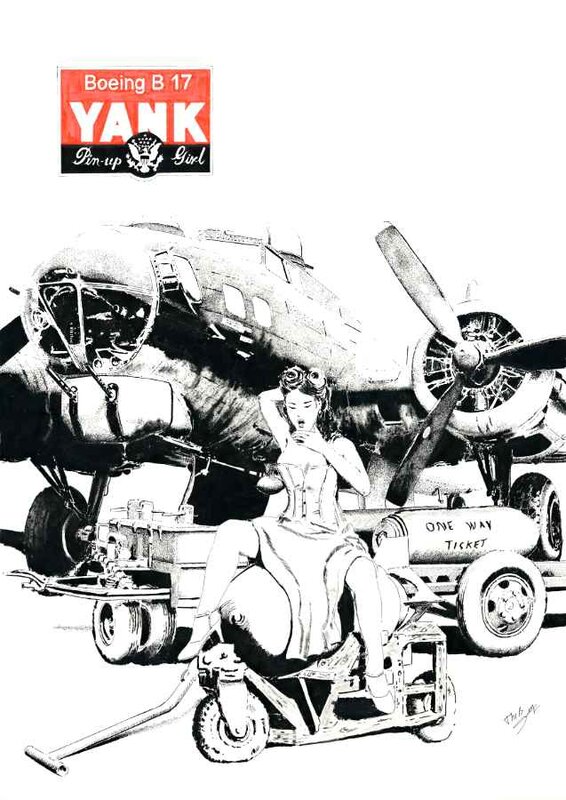 Yank B17 by Thib - Original Illustration