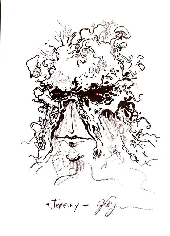 Swamp thing by Jill Thompson - Original Illustration