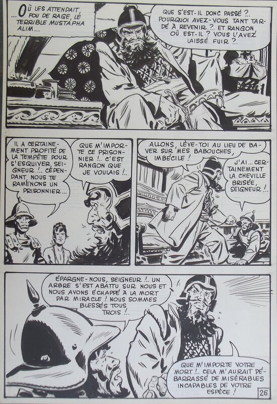 Stelio Fenzo, Tiki - parution dans Lancelot n°72 ( Mon journal) - Comic Strip