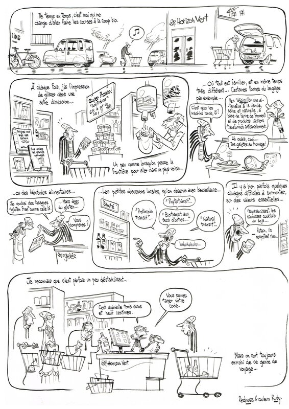 Auto BIO 2 by Cyril Pedrosa - Comic Strip