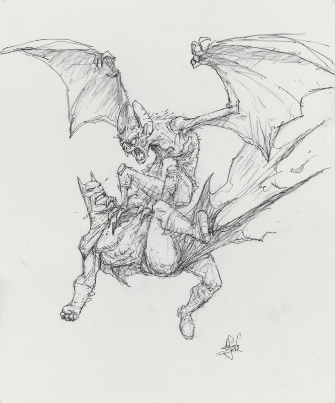For sale - Batman by Peter De Sève - Sketch