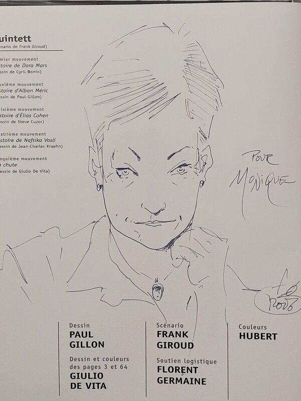 Quintett by Paul Gillon - Sketch