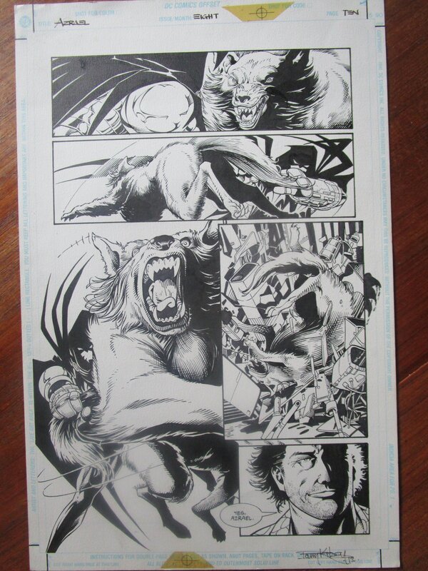 Azrael #8, page 10 par Barry Kitson, James Pascoe - Planche originale