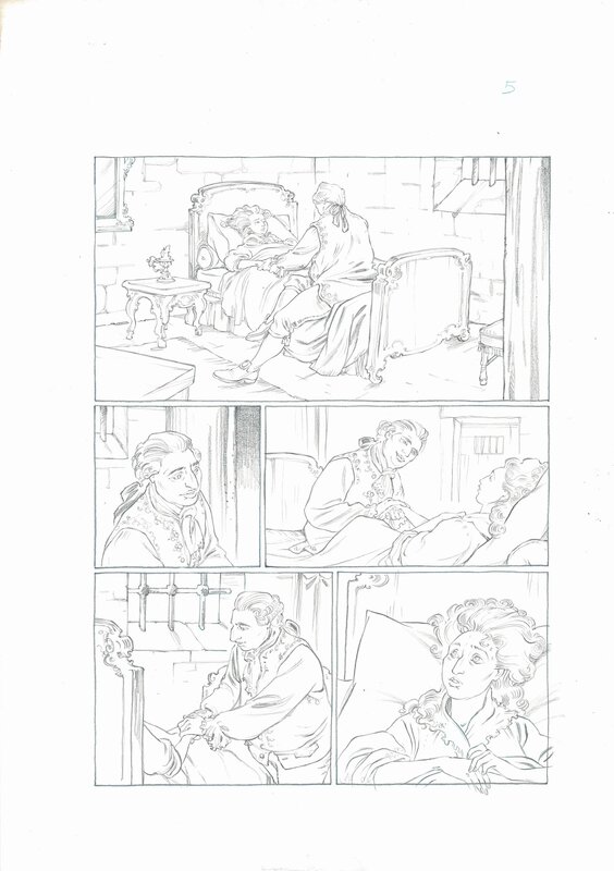 For sale - Isa Python, Mémoires de Marie-Antoinette tome 2, page 5 - Comic Strip