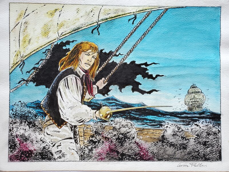 Lucien Rollin, Illustration ORIGINALE - Illustration originale