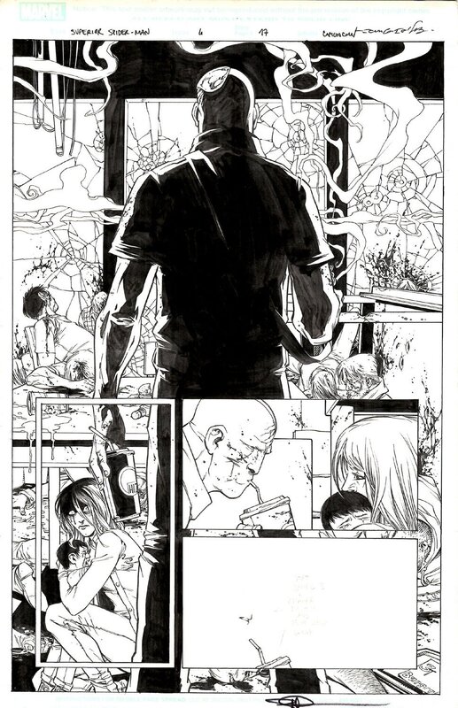 Giuseppe Camuncoli, Superior Spider-Man #4, page 17 - Planche originale