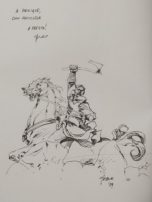 Théo, Le trône d'argile, tome 1 - Sketch