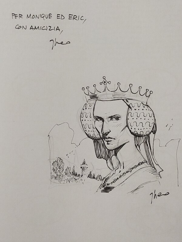 Théo, Trone d'argile, tome 2 - Sketch