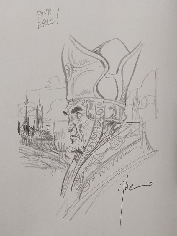 Théo, Trone d'argile tome 4 - Sketch