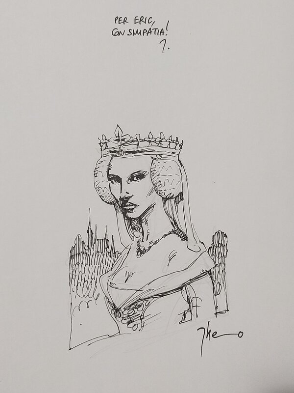 Théo, Trone d'argile, tome 5 - Sketch