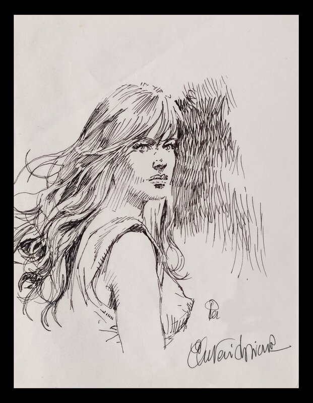 Druuna by Paolo Eleuteri Serpieri - Sketch
