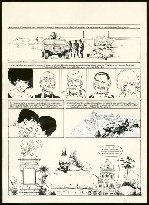 William Vance, Jean Van Hamme, XIII Operation Montecristo Planche 01 - Comic Strip
