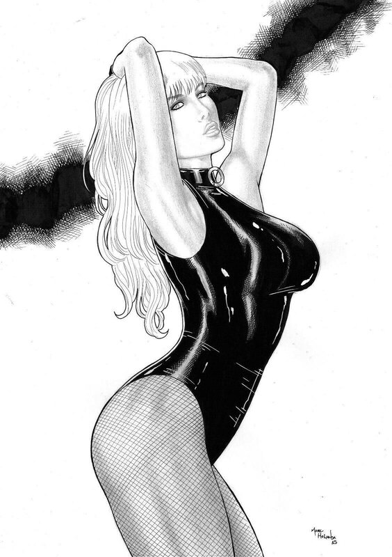 Black Canary par Marc Holanda - Illustration originale