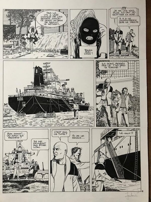 Sam Bracken par Philippe Jarbinet - Planche originale