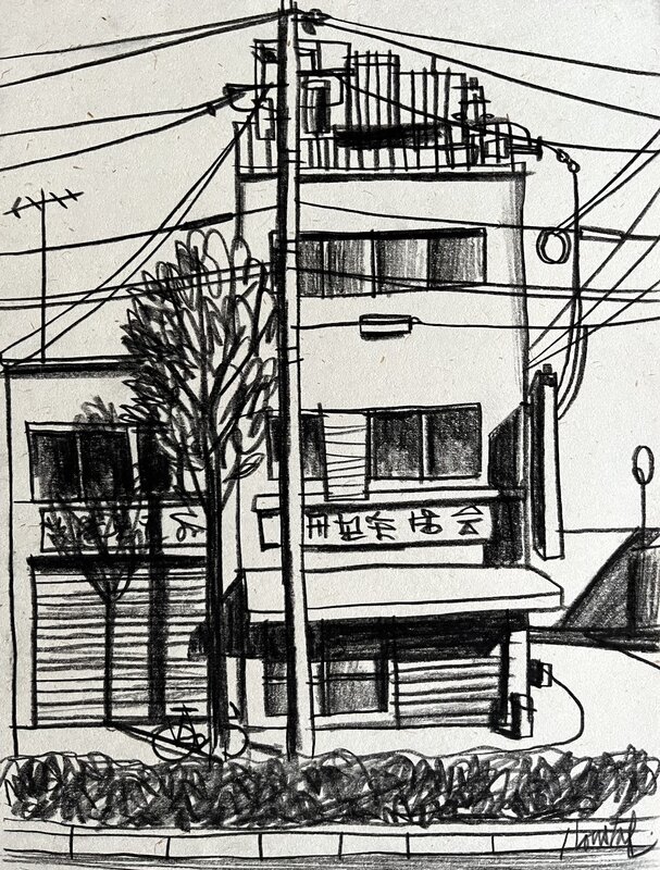 Japon par Loustal - Planche originale