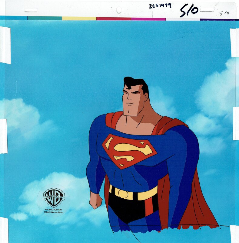 En vente - Cellulo - Superman par Bruce Timm - Illustration originale