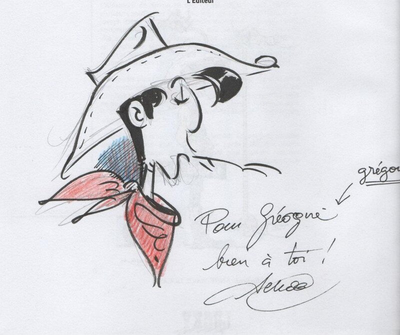 Achdé, Lucky Luke contre Pinkerton - Dédicace