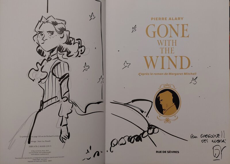 Pierre Alary, Gone with the wind - Tome 1 - Dédicace