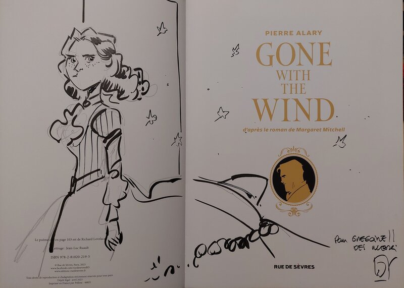 Pierre Alary, Gone with the wind - Tome 1 - Sketch