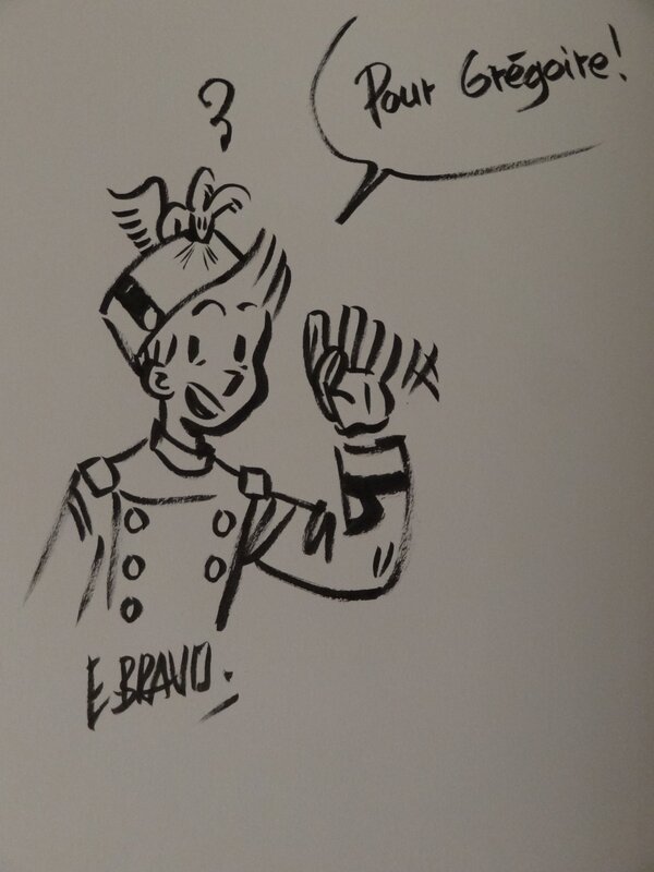Émile Bravo, Spirou, l'espoir malgré tout - Tome 1 - Sketch