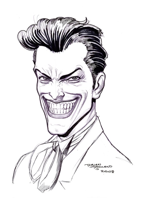 Brian bolland killing joke JOKER sketch - Sketch