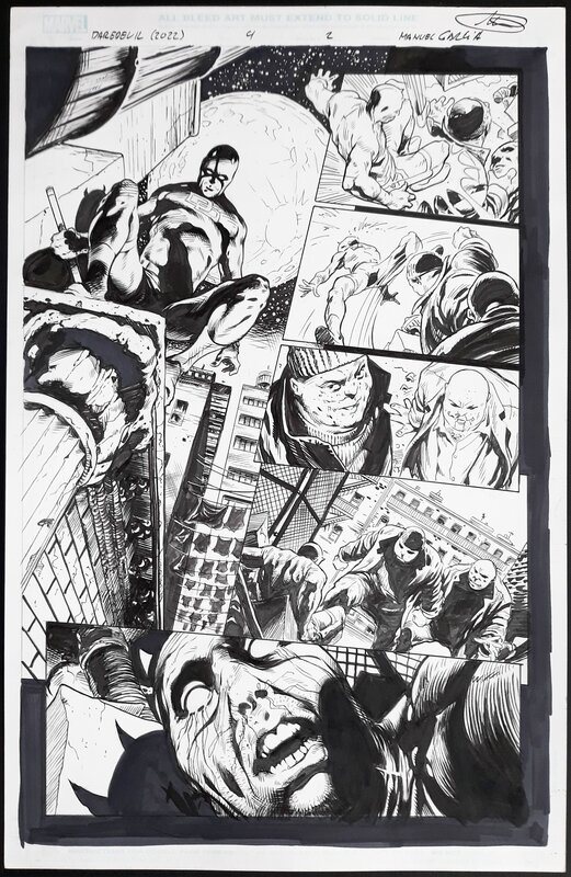 Daredevil par Manuel Garcia, Chip Zdarsky - Planche originale