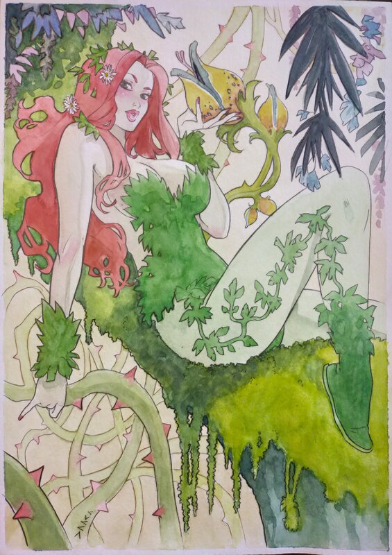 Poison Ivy par Vincenzo Cucca - Illustration originale