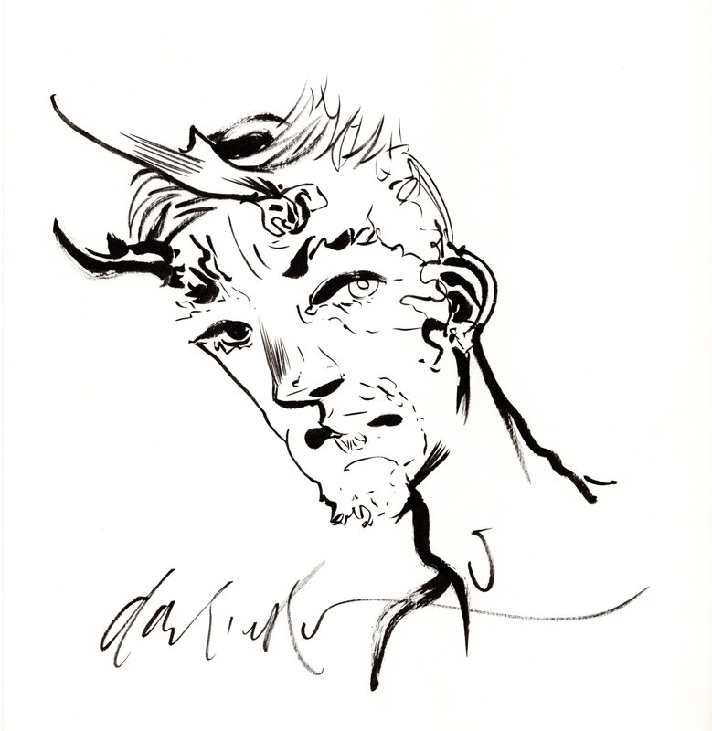 Dave mckean HOMME / MAN sketch - Planche originale