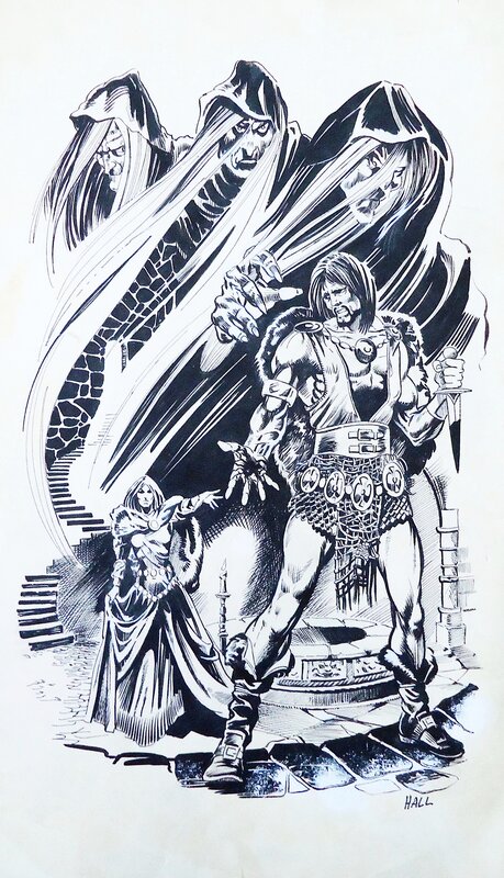 Macbeth 1973/74 par Bob Hall - Illustration originale