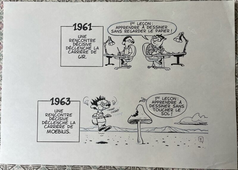 Fred Neidhardt, Apprendre à dessiner - Original Illustration