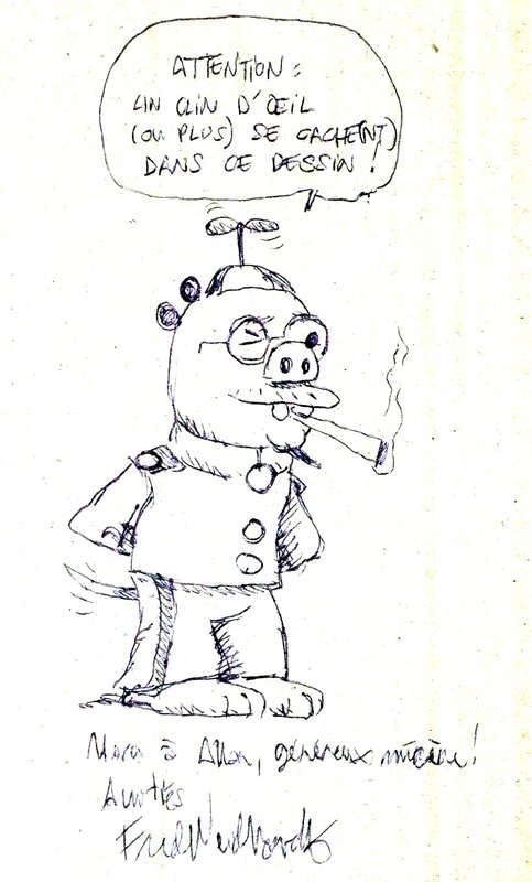 Dédicace by Fred Neidhardt - Sketch
