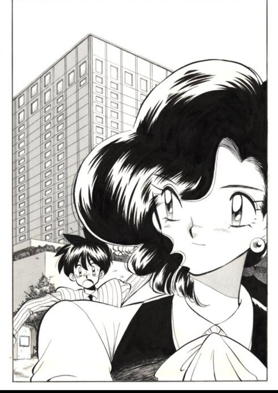 Kei Ikeda, Planche originale manga Hôtel Monogatori - Comic Strip