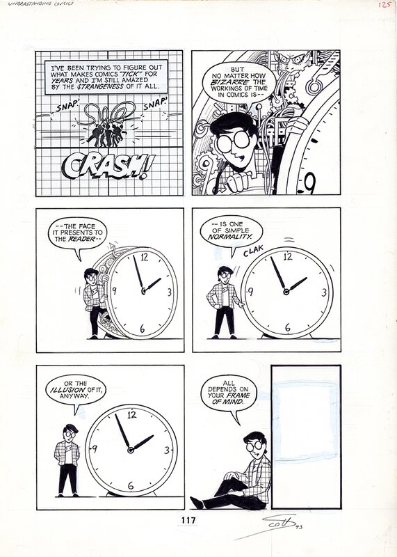 Scott mccloud understanding comics pg 117 - Planche originale