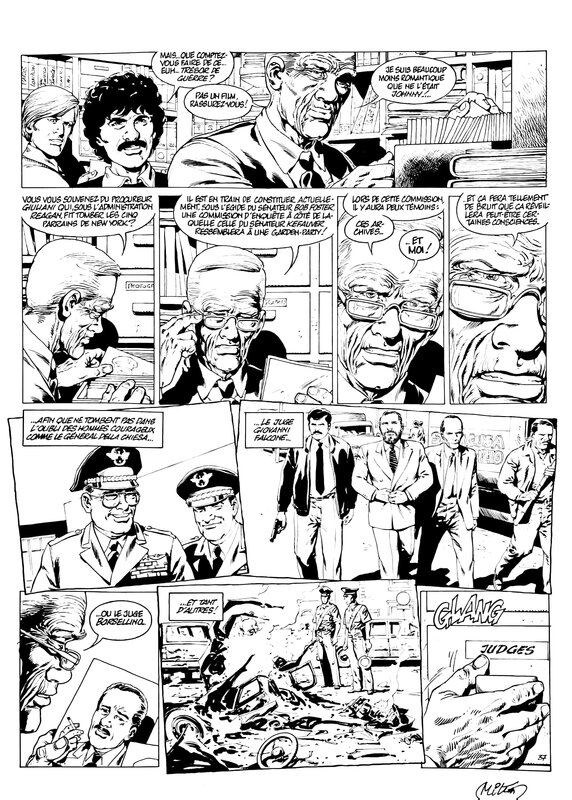 Jean-Yves Mitton, François Corteggiani, De Silence et de Sang - tome 10 Dans le Courant Sans Fin (planche 37) - Comic Strip
