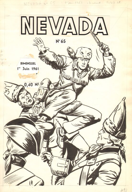 For sale - Carlo Cedroni, Couverture NEVADA n° 65 - Original Cover