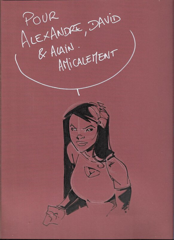 Romain Sordet, Dédicace sur le tome 1 de Téléportation inc. - Dédicace