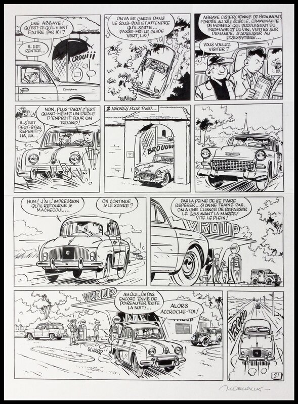 Jean-Luc Delvaux, Thierry Dubois, Le trésor de Noirmoutier, planche 21 - Comic Strip