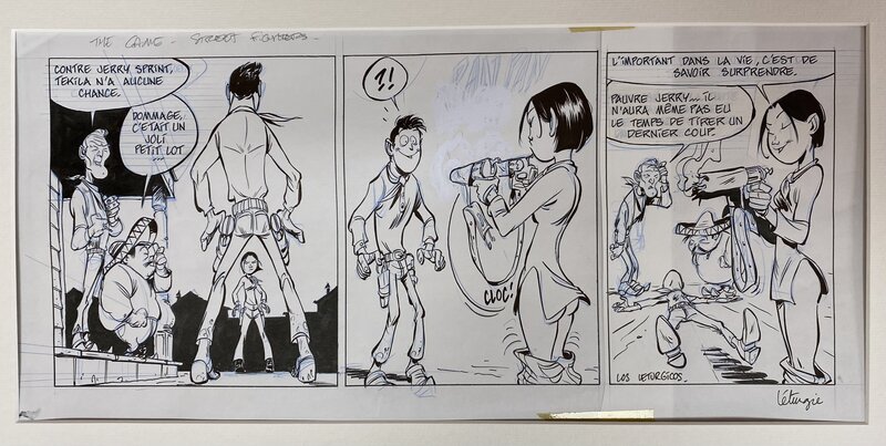 Simon Léturgie, Jijé, Jean Léturgie, La fin de Jerry Sprint - Comic Strip