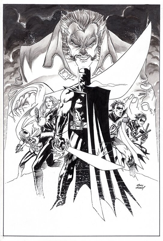 grant morrison, andy kubert, The Resurrection of Ra's al Ghul HC cover - Couverture originale