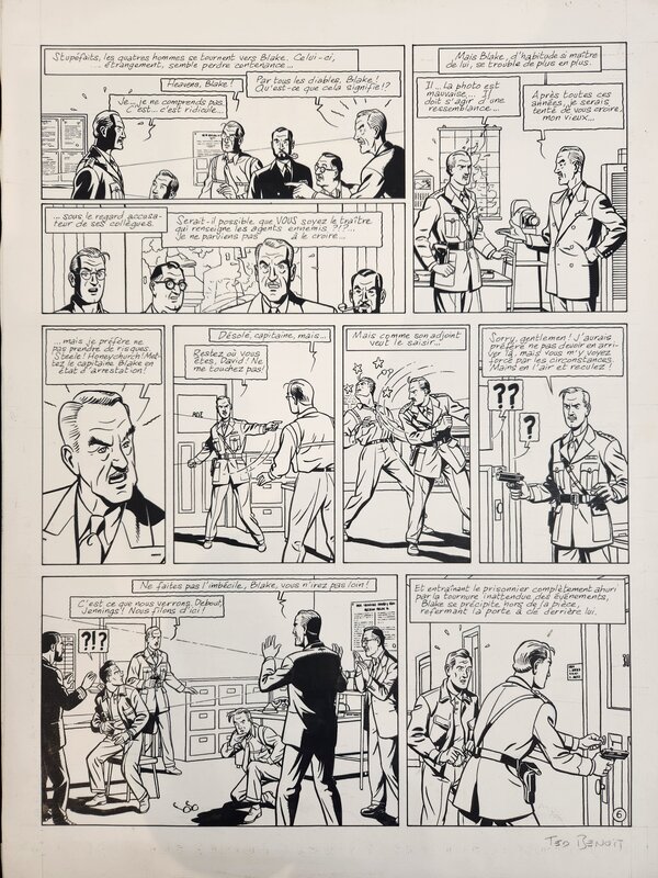 For sale - Ted Benoit, L'affaire Francis Blake - Comic Strip